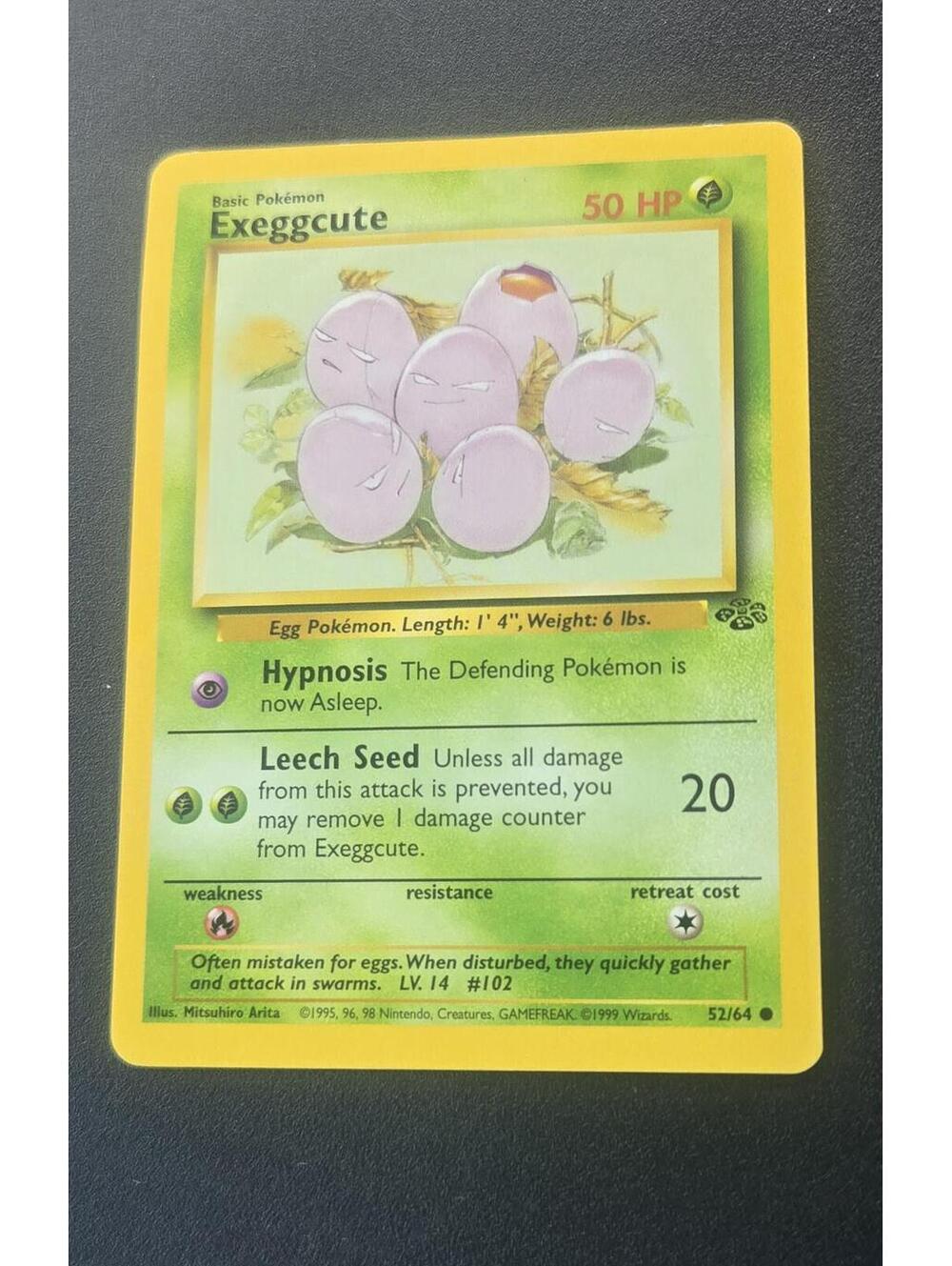 Exeggcute Basic Pokémon Card 50 HP